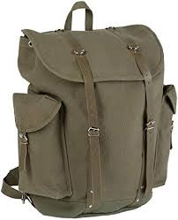 Mil-Tec BW Bergsryggsäck 30L med Läderrem