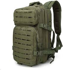 Kamouflage Tactical Ryggsäck 30L - Militärväskor för Camping och Vandring