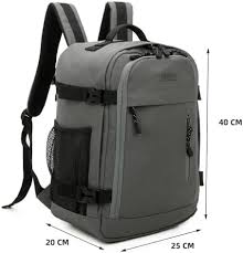 RAYKONG Vattentät Ryanair Kabinryggsäck 40x20x25 cm - Grå